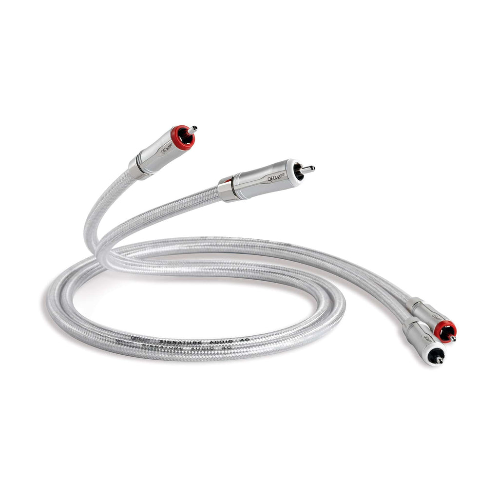 QED Signature Audio 40 / RCAケーブル 0.6mペア QED Signature Audio 40 RCA to RCA Interconnect Pair – Addicted To