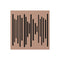 Vicoustic VicPattern Ultra Wavewood Acoustic Panels Metallic Copper