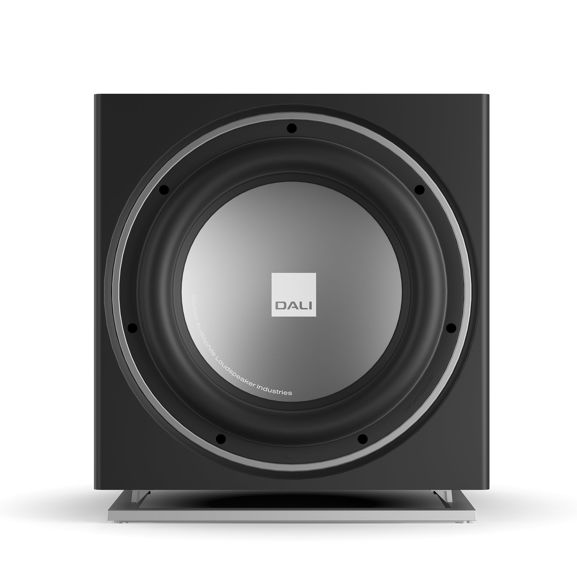 Subwoofer Attivo DALI E-12 F – 250W, 12” In Alluminio, 28-190Hz, Nero, Per Musica E Home Theater