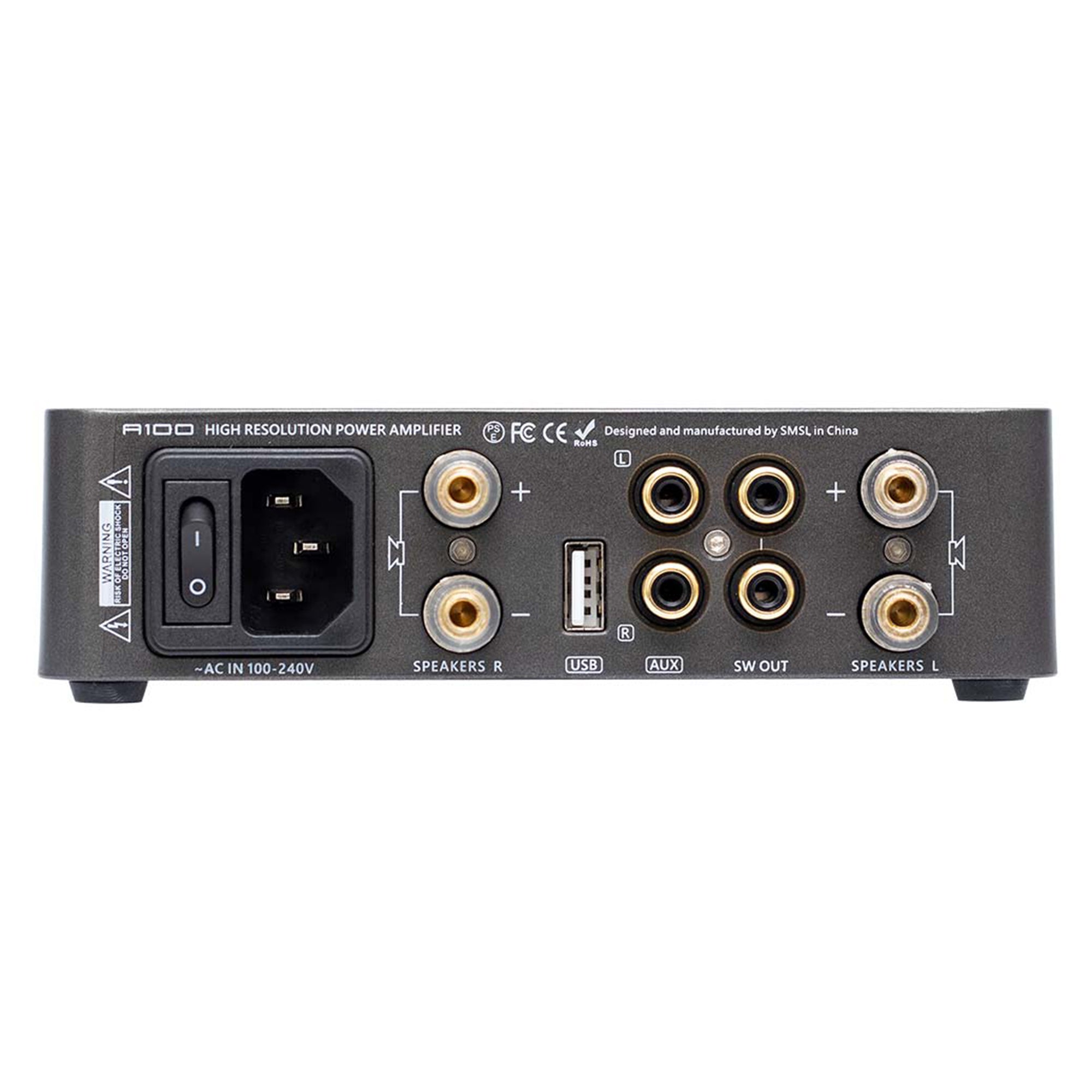 SMSL Audio A100 Bluetooth Power Amplifier – Addicted To Audio