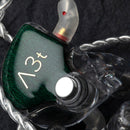 64 Audio A3t Custom In-Ear Earphones Green