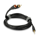 QED Connect 3.5m Jack to Phono Cable Black
