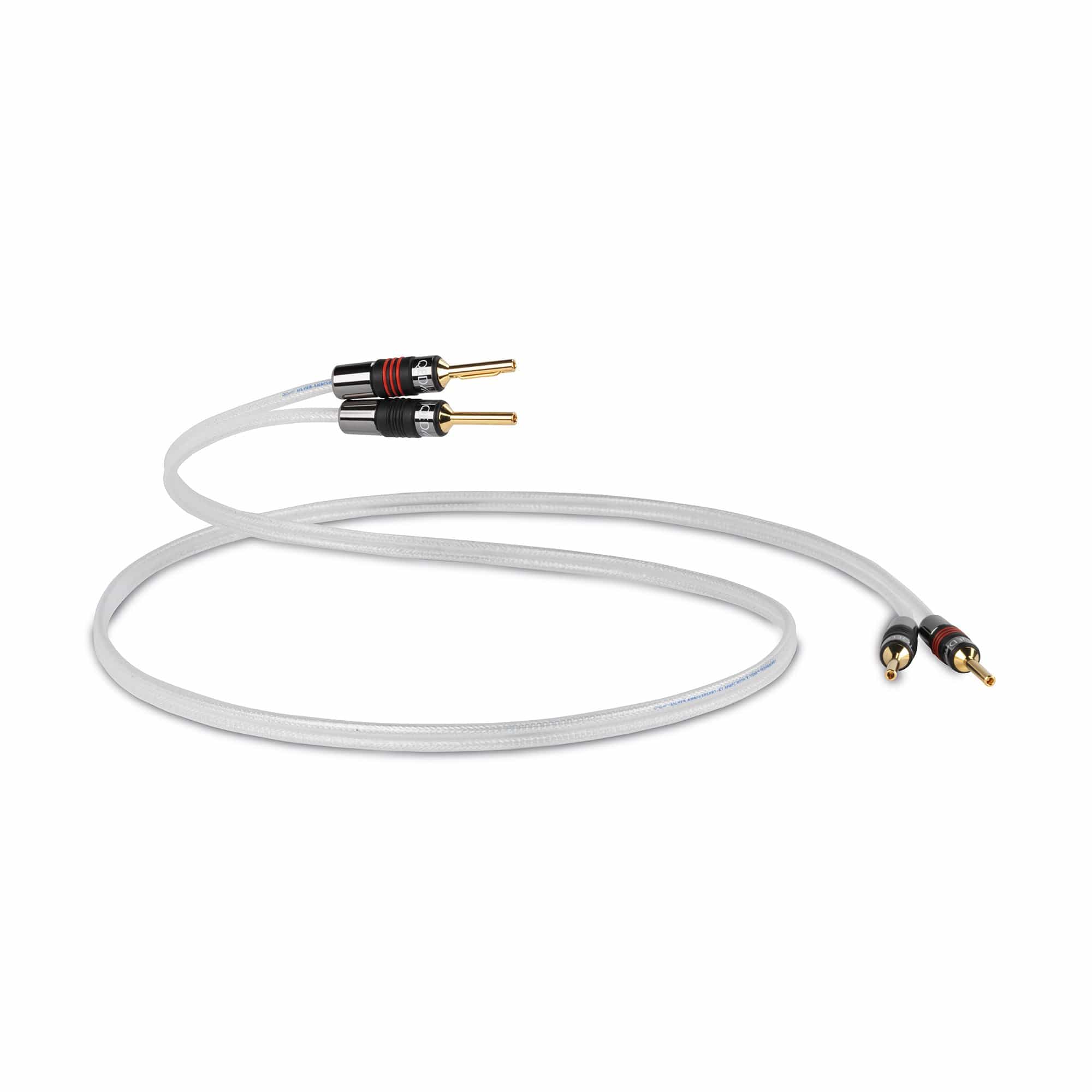 QED Silver Anniversary XT Speaker Cable Banana Pair – Addicted To