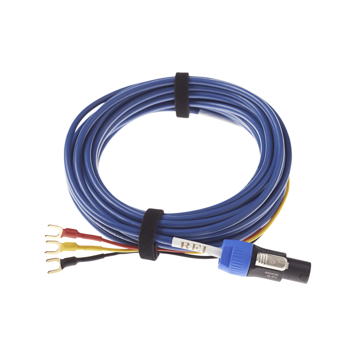 REL Acoustics Bassline Blue Cable