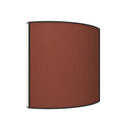 Vicoustic Cinema Round Ultra VMT Absorbers White Matte with a Brown Face