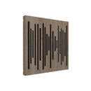 Vicoustic VicPattern Ultra Wavewood Acoustic Panels Brown Oak