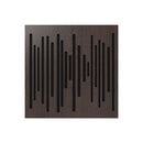 Vicoustic VicPattern Ultra Wavewood Acoustic Panels Dark Wenge