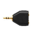 Audio-Technica Two Stereo 3.5mm jack (F) to one Stereo 3.5mm (M)